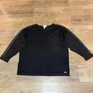 Calvin Klein Black Lightweight Sweater - Size Medium